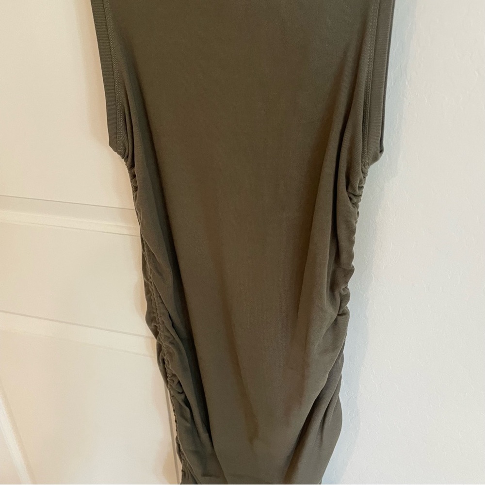 NWT Good American Olive Green Bodycon Dress - Picture 11 of 11